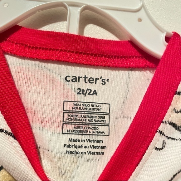 COPY - Carters Santa Unisex Pajamas set - Picture 4 of 6